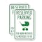 Signmission Reserved Parking for New Mothers & Mothers to Be, 18'' X 24'' 2 Signs, Heavy Gauge Aluminum, 2PK A-1824-2PACK-23090 - alternate 1