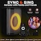 Pyle Portable Bluetooth Speaker with 8 in Inch Woofer, TWS, Mic Input, USB/SD/FM Radio, Colorful Ring PPHP868STBG - alternate 2