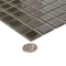 Apollo Tile Ash Gray 11.8 in x 11.8 in Glass Glossy Floor and Wall Mosaic Tile 9.67 sqft/case, 10PK APLA88098 1X1A - alternate 5