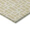 Homeroots 10' X 14' Wheat And Ivory Geometric Washable Indoor Outdoor Area Rug 594892 - alternate 4