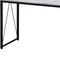 Homeroots 35" Antiqued White and Black Writing Desk 491414 - alternate 4