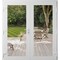 Vdomdoors Front Exterior Prehung Metal-Plastic Double Doors Clear Glass / MANUX 8666 White Silk / Office Comm MANUX8666DEXD-WS-W72xH80-RH-I - alternate 1