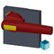Siemens handle f. door-coupling rot. op. mech. emergency-off accessory for circuit 8UD1861-0AB15 - alternate 3