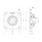 Ntn 4 Holes, Square Housing, 4 Bolt Flange Bearing, Radial Ball, 1 in Dia, Stainless Steel, Set Screw SUCF205-16 - alternate 4