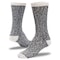 Railroad Sock Womens Crew Socks, 73% Cotton, 18% Acrylic, 8% Nylon, Black/Grey/Natural/Pink, 5-10 W; 4 Pair-7.5 M 642 - alternate 3