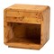 Bali & Pari Netra Modern and Contemporary Natural Real Burl Wood 1-Drawer Nightstand 253-13973-ZORO - alternate 1