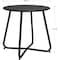 Wrightmaster 17.75 in. Black Patio Steel Patio Side Table, Weather-Resistant Outdoor Round End Table ZR-20.021.001 - alternate 6