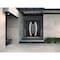 Vdomdoors Steel Double Doors Deux 6500 Black 2 Sidelight Exterior Windows Stainless Inserts Single Modern Pai DEUX6500DEXD-BLK-RH-W14+72+14 x H80 - alternate 4