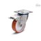 Elesa 451261 Castors stainless steel bracket Injected polyurethane coating plate bracket 451261 - alternate 1