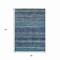 Homeroots 3' X 5' Blue And Gray Striped Washable Indoor Outdoor Area Rug 615836 - alternate 5