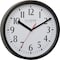 La Crosse Technology 8'' Black Basics Analog Wall Clock 404-3020B - alternate 1