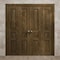 Sartodoors Sliding Closet Double Bi-fold Doors 96 x 80 inches, Ego 5012 Marble Oak, Sturdy Tracks Moldings Tr EGO5012DBF-DMR-96x80 (4* 24x80) - alternate 4
