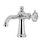Kingston Brass One-Handle Single-Hole Bathroom Faucet with Knurled Handle and Push Pop-Up Drain, Polished Chrome KS3541RKZ - alternate 1