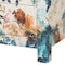 Baxton Studio Adeline End Table with Printed Nature Motif - 3-Drawer Storage Cabinet with Gold Knobs 267-14621-ZORO - alternate 7