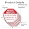 Signmission Private Property No Trespassing Vio, 4 inch X 4 inch, Vinyl Decal, 5PK OC-D-5PACK-4-171 - alternate 3