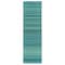 World Rug Gallery Contemporary Stripe Reversible Plastic Runner Rug 2 ft 6 in x 8 ft Blue 6058BLUE27X8 - alternate 5