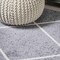 Jonathan Y Cole Minimalist Diamond Trellis Gray/White 5 ft Round Area Rug SEU102F-5R - alternate 6