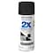 Rust-Oleum Spray Paint, Black, Matte, Solvent, 12 Oz 331182 - alternate 1