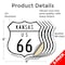 Signmission Kansas Route Marker Shield Sign Us 66, 6 inch X 6 inch, Vinyl Decal, 5PK SHI-D-5PACK-6-384 - alternate 2