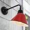 Jonathan Y Croydon 9.63" 1-Light Farmhouse Industrial Indoor/Outdoor Iron LED Gooseneck Arm Outdoor Sconce, Red JYL7612E - alternate 6