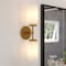 Vaxcel Warren 2-Light Brass Gold Mid-Century Modern Wall Sconce Bathroom Vanity Fixture W0532 - alternate 6