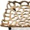 Homeroots 28" Gold Aluminum Handmade Platter 654294 - alternate 5