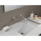 Delta Stryke Two Handle Wall Mount Bathroom Faucet Trim, 9.34 in, Lumicoat Stainless T35766LF-SS-PR-WL - alternate 4