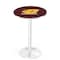 Holland Bar Stool Co 36" Chrome Central Michigan Pub Table, 36" dia. Top L214C3636CenMic - alternate 1