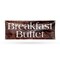 Signmission Breakfast Buffet, 18 Inch x 48 Inch, Vinyl Banner B-30496 - alternate 1
