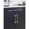 Amerock Urbanite 10-1/16 in 256 mm Center-to-Center Polished Chrome/Black Chrome Cabinet Pull BP77825626BCR - alternate 2