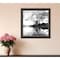 Homeroots Lakeside Pines Black Framed Print Wall Art 529601 - alternate 4