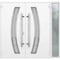 Vdomdoors Steel Double Doors Deux 6500 White Sidelight Exterior Window Stainless Inserts Single Modern Painte DEUX6500DEXD-WS-RH-W72+16 x H80 - alternate 7