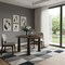 Homeroots 79" Walnut Solid Wood Oval Dining Table 721116 - alternate 3