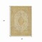 Homeroots 3' X 5' Ivory And Beige Medallion Washable Indoor Outdoor Area Rug 616466 - alternate 8