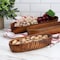 Megachef 3 Piece Acacia Wood Oval Serving Bowls in Assorted Sizes 750122186M - alternate 3