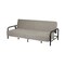 Homeroots 79" Gray Fabric Convertible Futon Steel Sleeper Reclining Sofa 719577 - alternate 6
