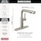 Delta Daneri Single Handle Pull-Out Kitchen Faucet Stainless 16879-SS-DST - alternate 5