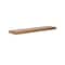 Homeroots 43in Brown Wooden Wall Mounted Floating Shelf 400832 - alternate 5