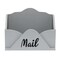 Homeroots 10" Gray Envelope Shaped Mail Desk Organizer 661190 - alternate 1