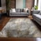 Homeroots 8' X 10' Beige Abstract Washable Non Skid Indoor Outdoor Area Rug 559556 - alternate 5