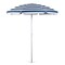Picnic Time Family Of Brands 5.5 Ft. Portable Beach Umbrella, Blue & White Stripe 822-00-334-000-0 - alternate 1