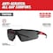 Milwaukee Tool Safety Glasses, Anti-Scratch, Black Lens, Black/Red Frame, Half-Frame 48-73-2015 - alternate 4