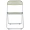 Leisuremod Lawrence Acrylic Folding Chair with Metal Frame, Amber LF19A - alternate 8