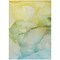 Homeroots 9' X 12' Green Abstract Washable Non Skid Indoor Outdoor Area Rug 559809 - alternate 6