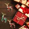 Martha Stewart Holiday Reindeer Ornament 4 Piece Set in Red and Green 97155.04 - alternate 4