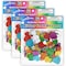 Ready 2 Learn Glitter Foam Stickers, Hearts, Multicolor, 168-Piece Set, 3PK CE10088 - alternate 1