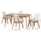 Baxton Studio Jennica 5-Piece Dining Set 261-14269-13283-ZORO - alternate 6