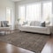 Homeroots 5' X 8' Chocolate Tribal Washable Indoor Outdoor Area Rug 564315 - alternate 7