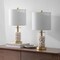 Jonathan Y Amner 20.5" Glass Modern Contemporary Fillable Glass LED Table Lamp, Brass Gold, 2PK JYL8508B-SET2 - alternate 7