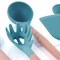 Megachef Light Teal Silicone and Wood Cooking Utensils, Set of 9 MGSP-465 - alternate 5